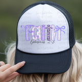 Preppy Purple Patchwork Faith