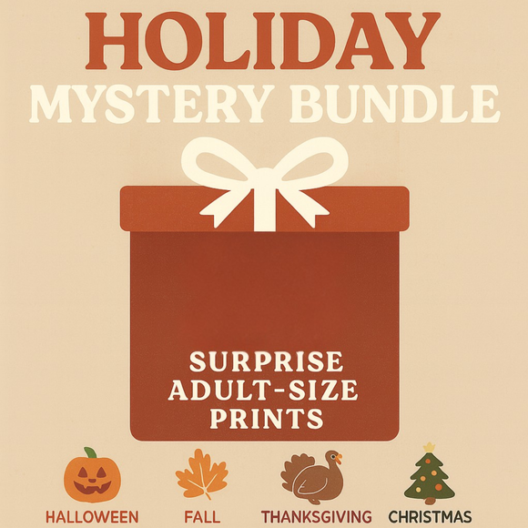 Mystery Holiday Bundle – Surprise Adult-Size DTF Prints