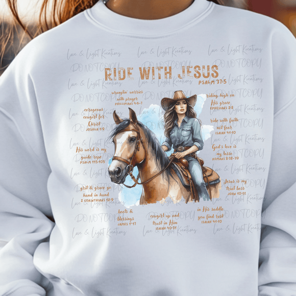 Faith Ride with Jesus Cowgirl