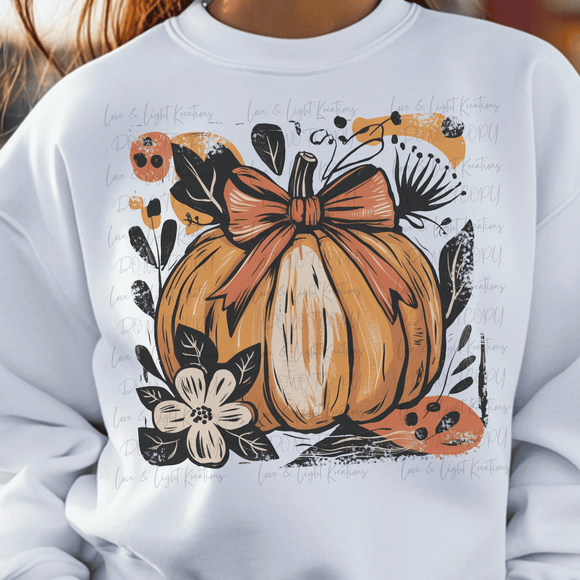 Fall Doodle Pumpkin
