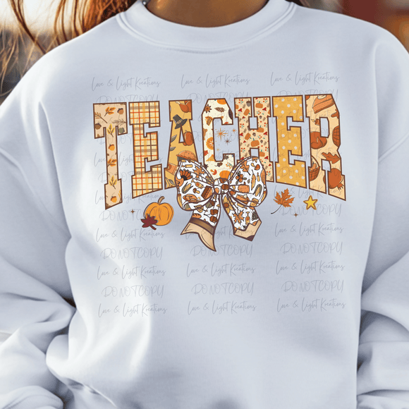 Fall Teacher Coquette Pattern