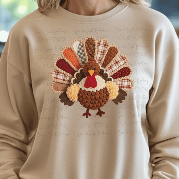 Faux Knit Turkey