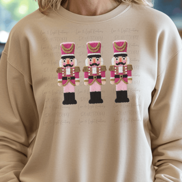 Faux Yarn Nutcracker