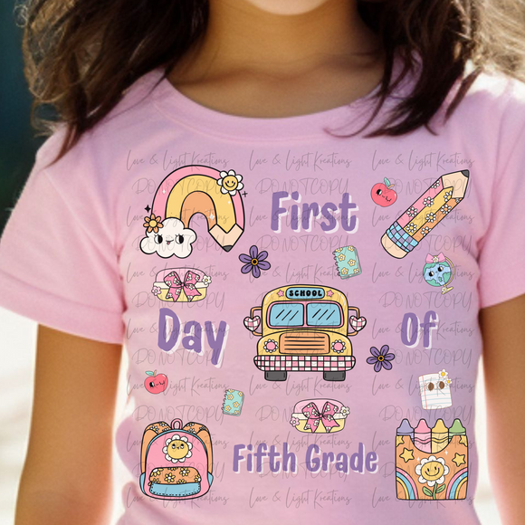 First Day of Fifth Grade
