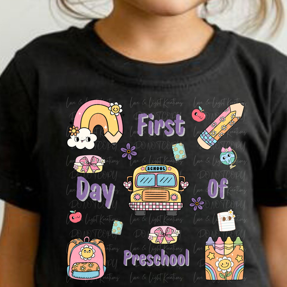 First Day of Preschool