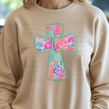 Floral Doodle Cross