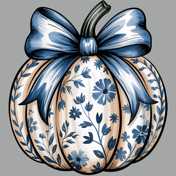 Floral Coquette Pumpkin