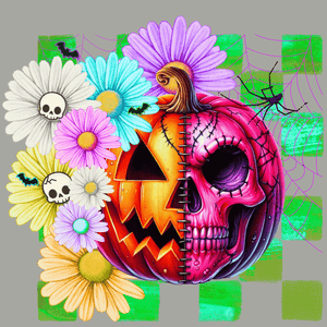 Floral Pumpkin