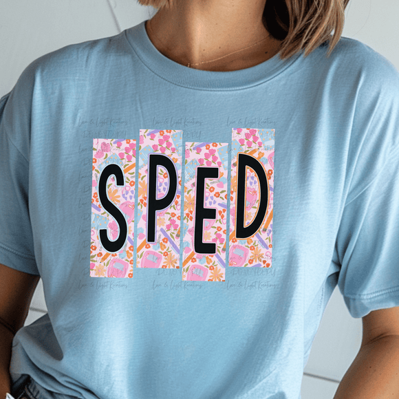 Floral Sped Tiles