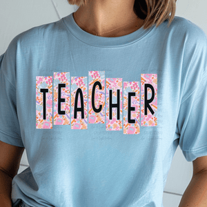 Floral Teacher Tiles
