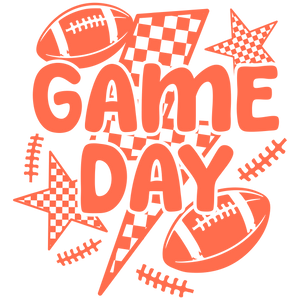 Game Day Football Orange