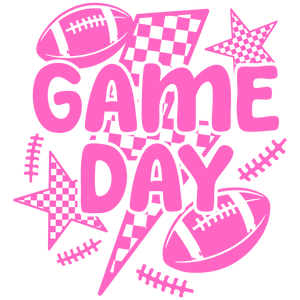Game Day Football Pink