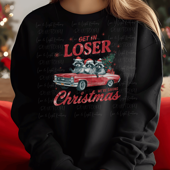 Get in Loser, We're Saving Christmas Racoons