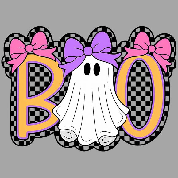 Ghost Boo Bow