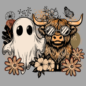 Ghost Highland Cow