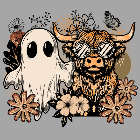 Ghost Highland Cow