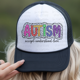 Faux Glitter Autism Awareness