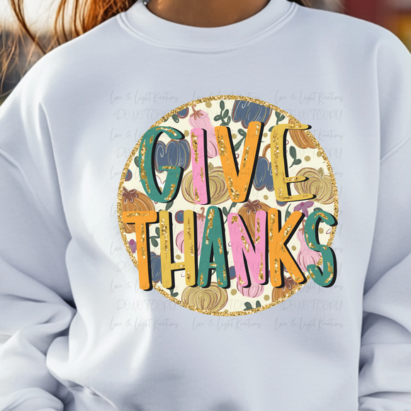 Glitter Give Thanks