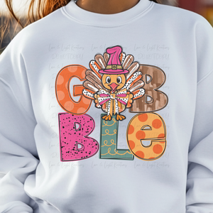 Glitter Gobble Turkey