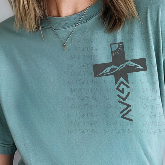 God is Greater than the Highs and Lows Cross