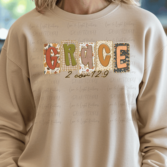 Grace Preppy Fall Stamp