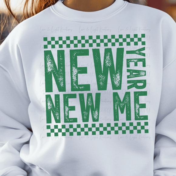 Green Retro New Year New Me