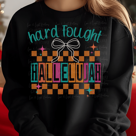 Hard Fought Hallelujah White Bow