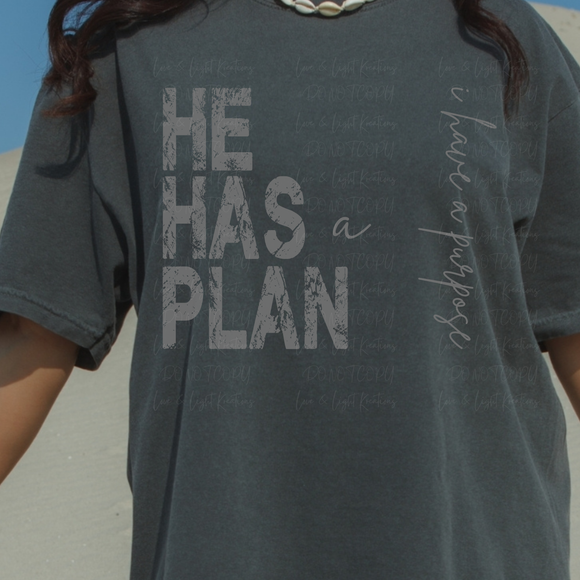 He Has A Plan Grey