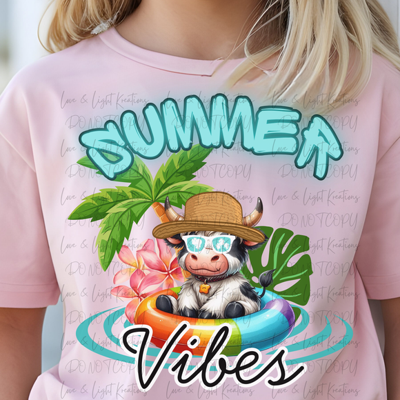 Highland Cow Summer Vibes