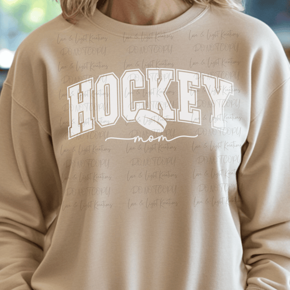 Hockey Mom - White