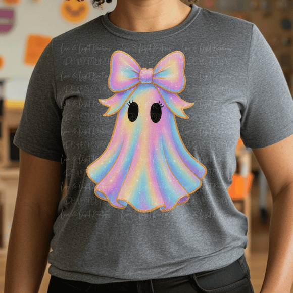 Iridescent Glitter Ghost