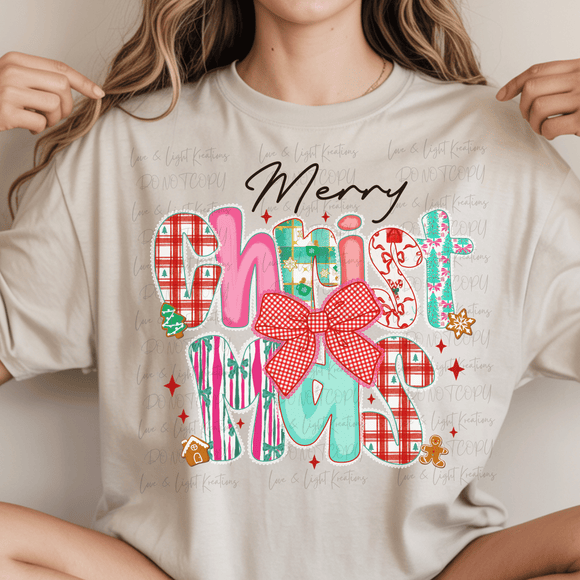 Lace Merry Christmas