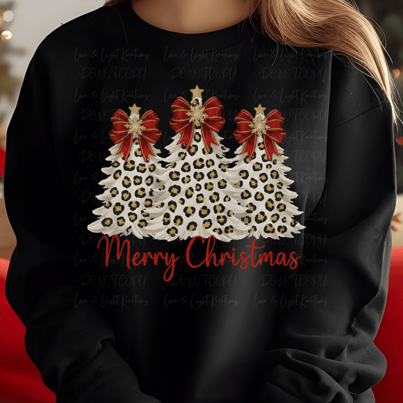 Merry Christmas Leopard Trees