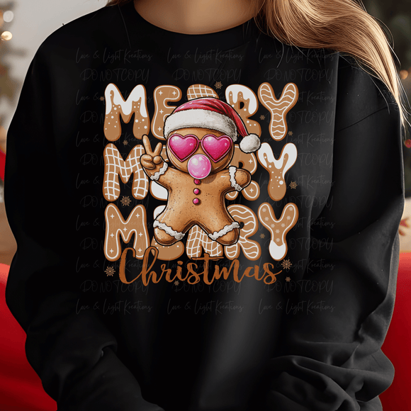 Merry Merry Merry Christmas Gingerbread