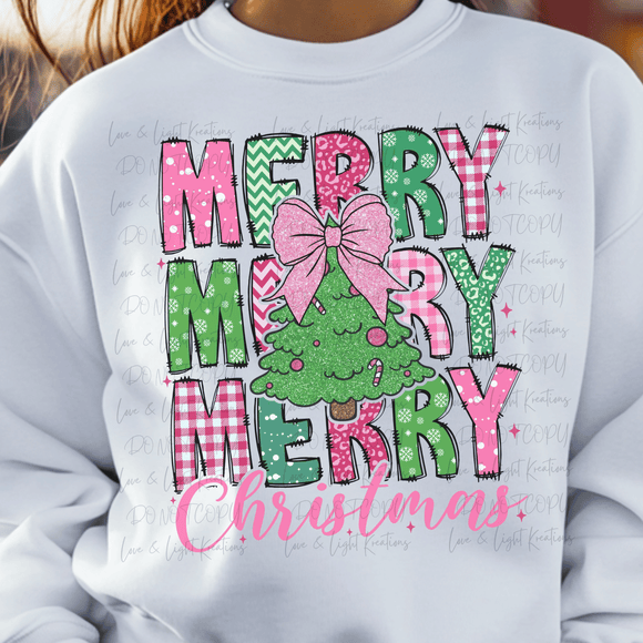 Merry Merry Merry Pink Christmas