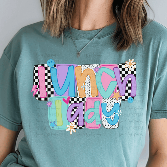 Neon Lunch Lady