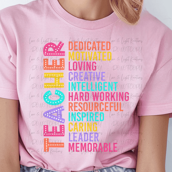 Neon Teacher