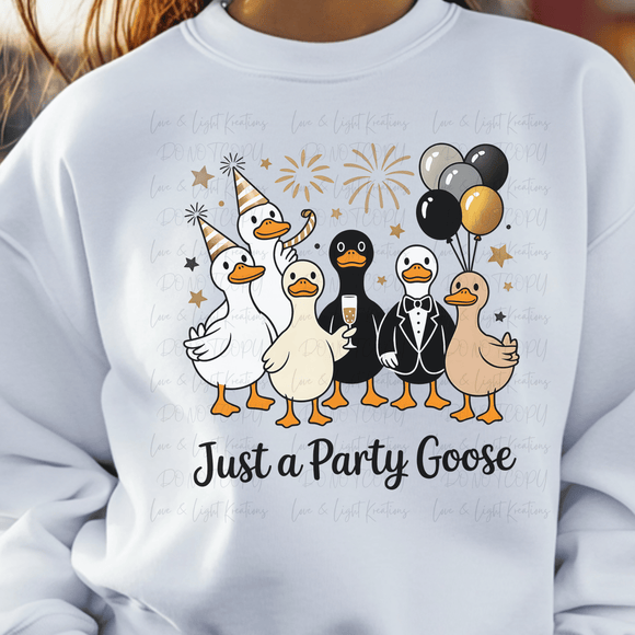 New Year Just a Party Goose