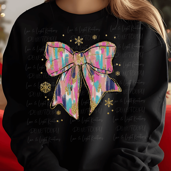 Paintstroke Coquette Bow