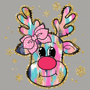 Paintstroke Reindeer