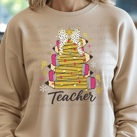 Pencil Christmas Tree