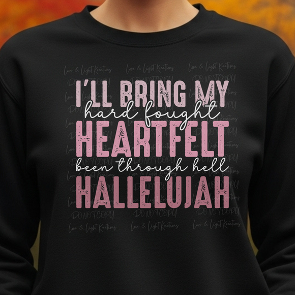 Pink Heartfelt Hallelujah