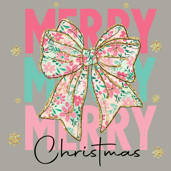 Pink Merry Christmas