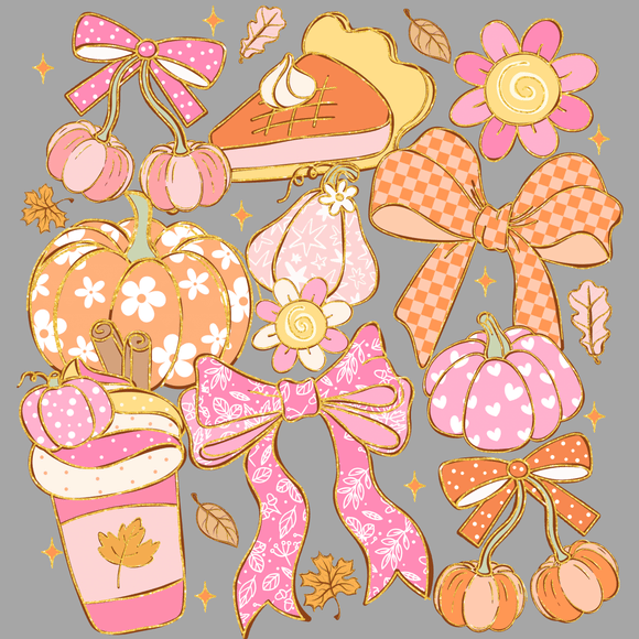 Pink Pumpkin Fall