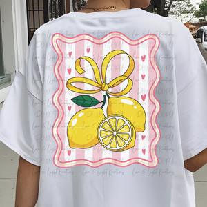 Pink Striped Lemons
