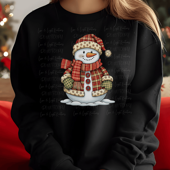 Plaid Snowman