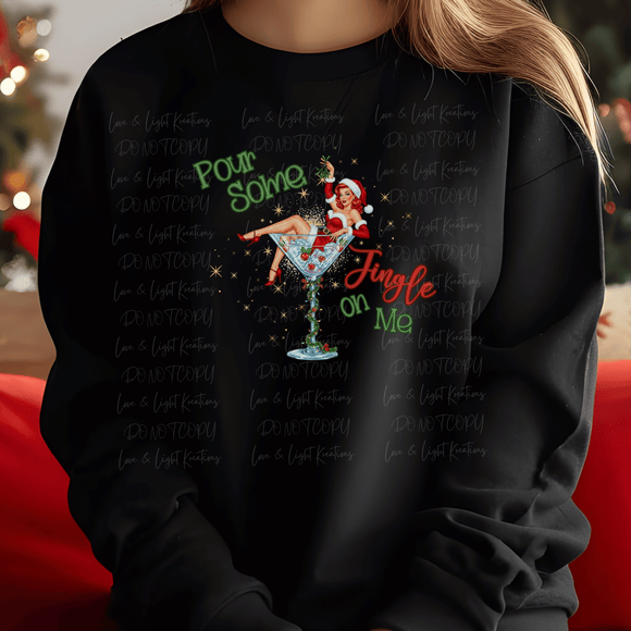 Pour Some Jingle Glass