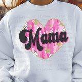 Preppy Heart Paintstroke Heart Mama