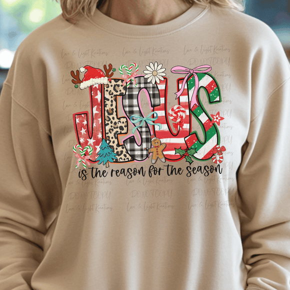 Preppy Jesus is the Reason Doodle