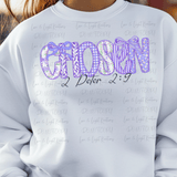 Preppy Purple Patchwork Chosen